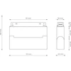 Magnetinis LED bėgelių šviestuvas DPM MTL-ZDSP-6W-B, 6 W, 4000 K, 480 lm, juodos sp.