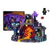 MAGNETINIŲ BLOKŲ RINKINYS 100 EL. CAVE WORLD MAJNCRAFTT 100 VNT LAVA