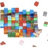 Magnetiniai konstruktoriai vaikams, 100 el., kubeliai su 6 figūrėlėmis, 3D rinkinys