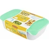Maisto laikymo dėžučių rinkinys CURVER FRESH&GO, h7,4 x 17 x 12,6 cm, 2l/1l/0,5l, 3 vnt.