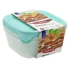 Maisto laikymo dėžučių rinkinys CURVER FRESH&amp;GO, h11 x 15,5 x 15,5 cm, 800 ml, 3 vnt.