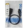 Maitinimo kabelis DELTACO IEC C14 - IEC C5, 0,5m, juodas / 1902267
