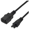 Maitinimo kabelis DELTACO IEC C14 - IEC C5, 2m, juodas / 1902269