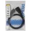 Maitinimo kabelis DELTACO IEC C14 - IEC C5, 1m, juodas / 1902268