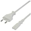Maitinimo laidas DELTACO CEE 7/16 - C7, 1,5m, baltas / 1902293