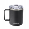 Majestic Sport Gump 400 ml – Termo puodelis su rankena, juodas