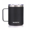 Majestic Sport Gump 400 ml – Termo puodelis su rankena, juodas