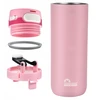 Majestic Sport Termo puodelis Majestic Nord 420 ml kelioninis, automobilinis, rožinis