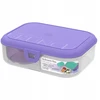 Makamaka Mybrunch 1220ml + Mysnack 400ml - Violetinė