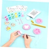 MAKE IT REAL Glowing Garden Rock Dough – švytintis kūrybinis rinkinys