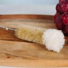 Malinowy Nos BUTELIŲ ŠEPELIS SU VILNA GALVUTĖMIS Smulkiais šereliais STIPRI 30MM 26cm