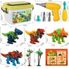 MALLE KŪRYBINIAI KONSTRUKCINIAI BLOKAI DINOZAURAI, skirti GRĄŽIMO GRĄŽŲ RINKINYS