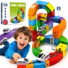MALLE „Magic Track“ traukinio magnetiniai bėgių magnetiniai blokai „pasidaryk pats“ 51 El USB