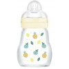 MAM Feel Good 170ml stiklinis buteliukas su minkštu silikonu SkinSoft +0m