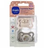 Mam Supreme Night silikoninis čiulptukas 0 - 6 m, - 2 vnt