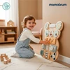 Mamabrum Medinė Montessori meškiuko manipuliavimo lenta – jutimų mokymasis
