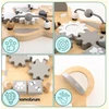 Mamabrum Montessori 10-in-1 medinė manipuliavimo lenta Sensory meškiukas