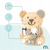 Mamabrum Montessori 10-in-1 medinė manipuliavimo lenta Sensory meškiukas