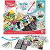 Maped Creativ Pop Art pripučiami žymekliai + šablonai, 6 spalvos