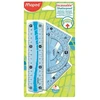 Maped Flex Mini geometrinis rinkinys: liniuotė, ekierka, kampainis