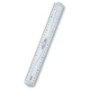 Maped Geometric liniuotė 30 cm su rankena, skaidri