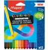 Maped Infinity grafitinės kreidelės, 12 spalvų, dėklas