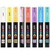 „Posca“ – PC1MC – „Extra Fine Bullet Tip“ rašiklis – švelnios spalvos, 8 vnt