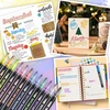 MARKERS 12 Vnt. GLITTER METALIC CONTOUR KREATIVNE „pasidaryk pats“ rašikliai