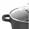 Orion granitinis puodas su stikliniu dangteliu GRANDE 20 cm, 2,3 l