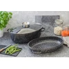 Marmurinė GOOSE keptuvė 8l 38cm GRILL keptuvė 3in1 puodas 4602
