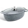 Marmurinė GOOSE keptuvė 8l 38cm GRILL keptuvė 3in1 puodas 4602