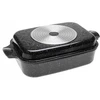 Marmurinė žąsų keptuvė GRILL Keptuvė 2in1 keptuvė 5,5L 34cm 7845