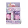 Aquarius MARTINELIA Little Unicorn kosmetikos rinkinys vaikams, 1 nagų lakas, 2 lūpų blizgis (violėtinis)