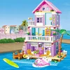 Martius DRAUGAI MERGAITĖMS BLOKUOJA BEACH HOUSE STATYBA DRAUGYSTĖS NAMAS