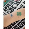 Martius GLITTER TATTUOS GLITTER SKINS MARKERS + ŠABLONAI 373 Vnt.