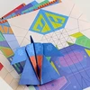 Martius POPIERINIS ORIGAMI PLANE 36 Creative „pasidaryk pats“ rinkinys vaikams Lėktuvo MODELIS