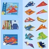 Martius POPIERINIS ORIGAMI PLANE 36 Creative „pasidaryk pats“ rinkinys vaikams Lėktuvo MODELIS