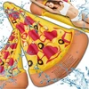 Martom Pripučiamas maudymosi čiužinys Pizza, 158 cm, įvairių spalvų