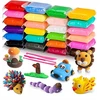 Martom PUTO PLASTICINE SENSO POLYMER MOLIS PUTOPLASTIKOS MASĖ 24 Vnt.