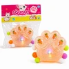 Mas Tex Mochi squishy lipnios squish DOG CAT PAW gyvūnų letenos su LED lemputėmis