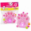 Mas Tex Mochi squishy lipnios squish DOG CAT PAW gyvūnų letenos su LED lemputėmis