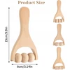 MASAŽINIS VOLINIS 3 Vnt. MEDINIS RINKINYS ERGONOMINIS VOLINIS DAUGIFUNKCINIS