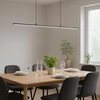 Pakabinamas šviestuvas Masterled Lampa sufitowa wisząca 120cm 4000K LED ŻYRANDOL juoda Mocne jasne światło