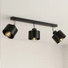 Pakabinamas šviestuvas Masterled Lampa sufitowa wiszaca kinkiet sufitowy żyrandol 3x E27 oprawa loft juoda
