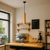 Pakabinamas šviestuvas Masterled LAMPA WISZĄCA GU10 oprawa sufitowa żyrandol Aluminiowa Złota