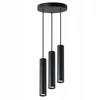 Pakabinamas šviestuvas Masterled Lampa Wisząca Sufitowa Żyrandol LED 1m 3x GU10 LOFT NOWOCZESNA TUBA okrągła