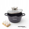 Masterpan Marmurinis puodas 16 cm, 1,5 L su dangteliu ir Aroma Knob sistema