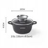 Masterpan Marmurinis puodas 20 cm, 2,5L su dangteliu ir Aroma Knob sistema