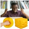 MAT Group Didelis ANTISRESSAS GNIOTEK SŪRIS Geltonas sūrio kubelis SQUISHY MOCHI 9X9 cm