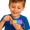 MAT Group KLIKAJKA Clicker Šviečianti klaviatūra Antistresinis raktų pakabukas Fidget Clicker